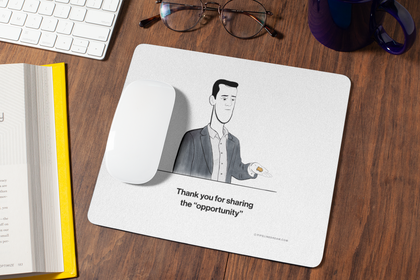 Golden Lead – Sales Humor Mouse Pad