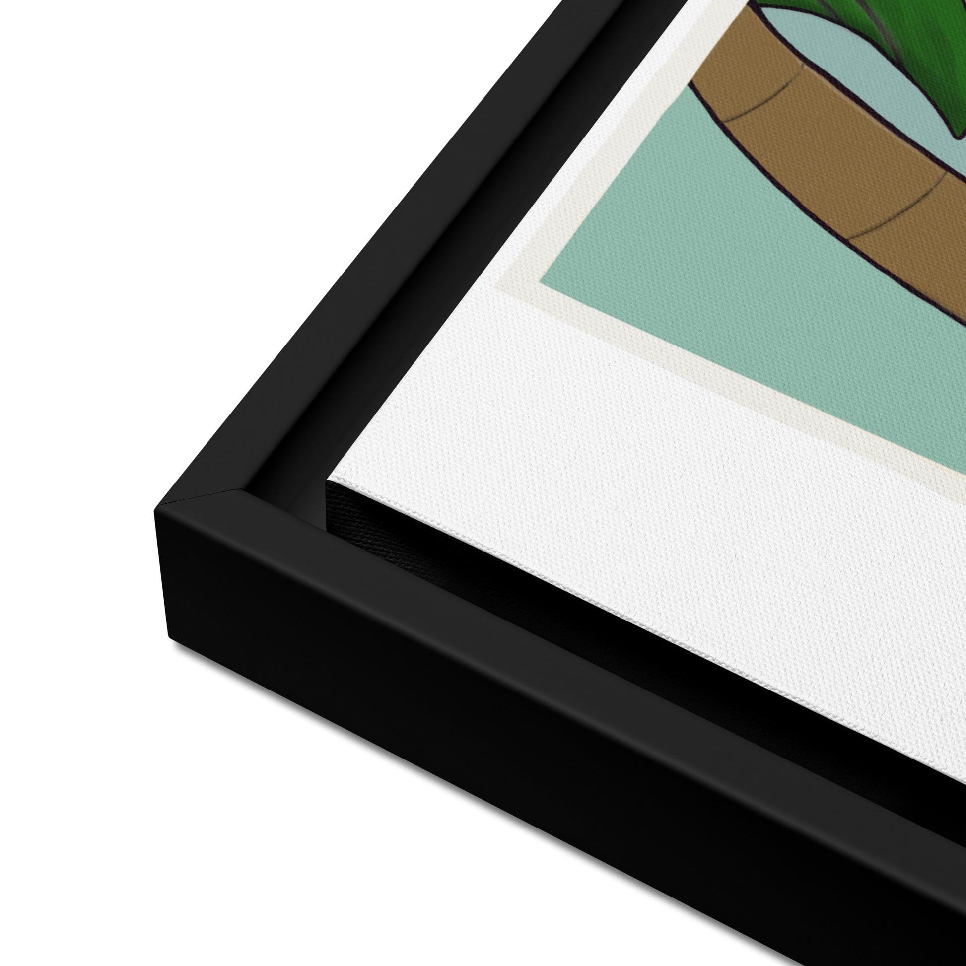 premium framed canvas wall art corner detail sales humor gift Pipeline Dream